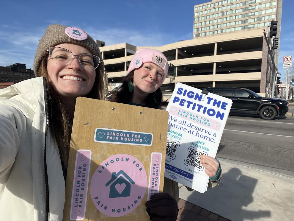 Proponents of a measure banning housing discrimination based on source of income gathered signatures to place the issue before Lincoln voters in the city’s May election. It passed with nearly 67% of the vote.<br />(Courtesy of Lincoln For Fair Housing)