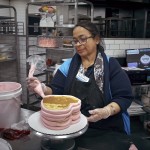 An employee makes a cake inside Walmart Supercenter on Wednesday, May 28, 2025, in North Bergen, N.J.
 (Andres Kudacki / AP Photo)