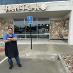 Jesus Rivera, the owner and chef at Santoro, the buzzy new restaurant at 8601 West Dodge Road in Omaha. Rivera is well known in Omaha for long operating Rivera’s, the Mexican spot that bore his name. 
(Bob Glissmann / Flatwater Free Press)

