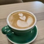 An ethically sourced Sage Latte and the most well-lit table in town, at Myrtle & Cypress in the Omaha Music Conservatory.
(Austin Petak / The Daily Record)