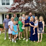 Although Attorney Michael Mullin (center) has received numerous honors and recognitions throughout his legal career, he said he is most proud of his family, which includes wife, Joani, just celebrating their 42nd anniversary, four children and four grandchildren.
(Courtesy Photo)