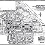 Milton Hill, a neighborhood designed and developed by the United States Housing Corporation in Alton, Ilinois.
 (MIT National Archives)
