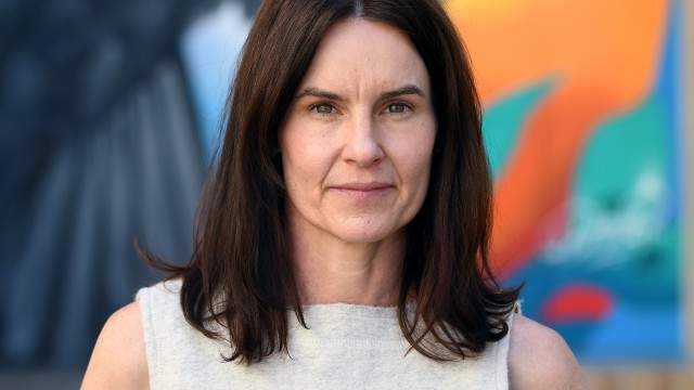 Julie Hoebel, director of development and real estate assets for Grovewood Community Development.
(Thomas Peipert / AP Photo)