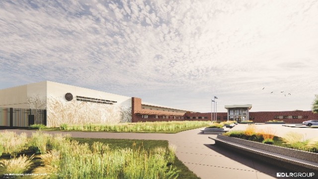 An exterior rendering of the new proposed state prison near Lincoln. 
(Courtesy of Nebraska Department of Correctional Services)
