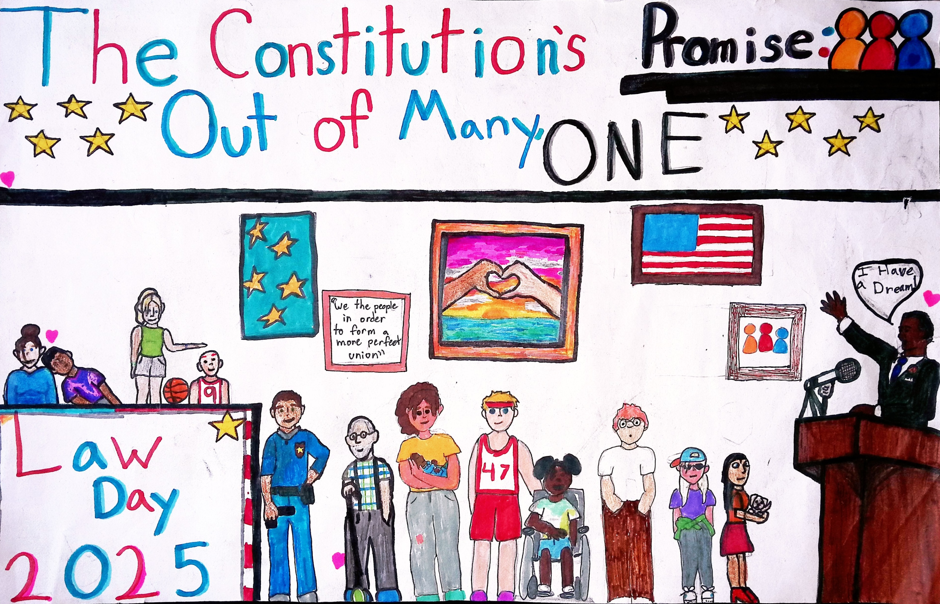 First Place Winner: Iris Clements<br />Our Lady of Lourdes<br />(Mrs. Kowskie)