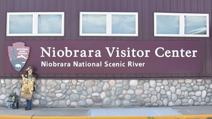 Vistors hanging out on the Niobrara National Scenic River.<br />(B. Allen / NPS Photo)