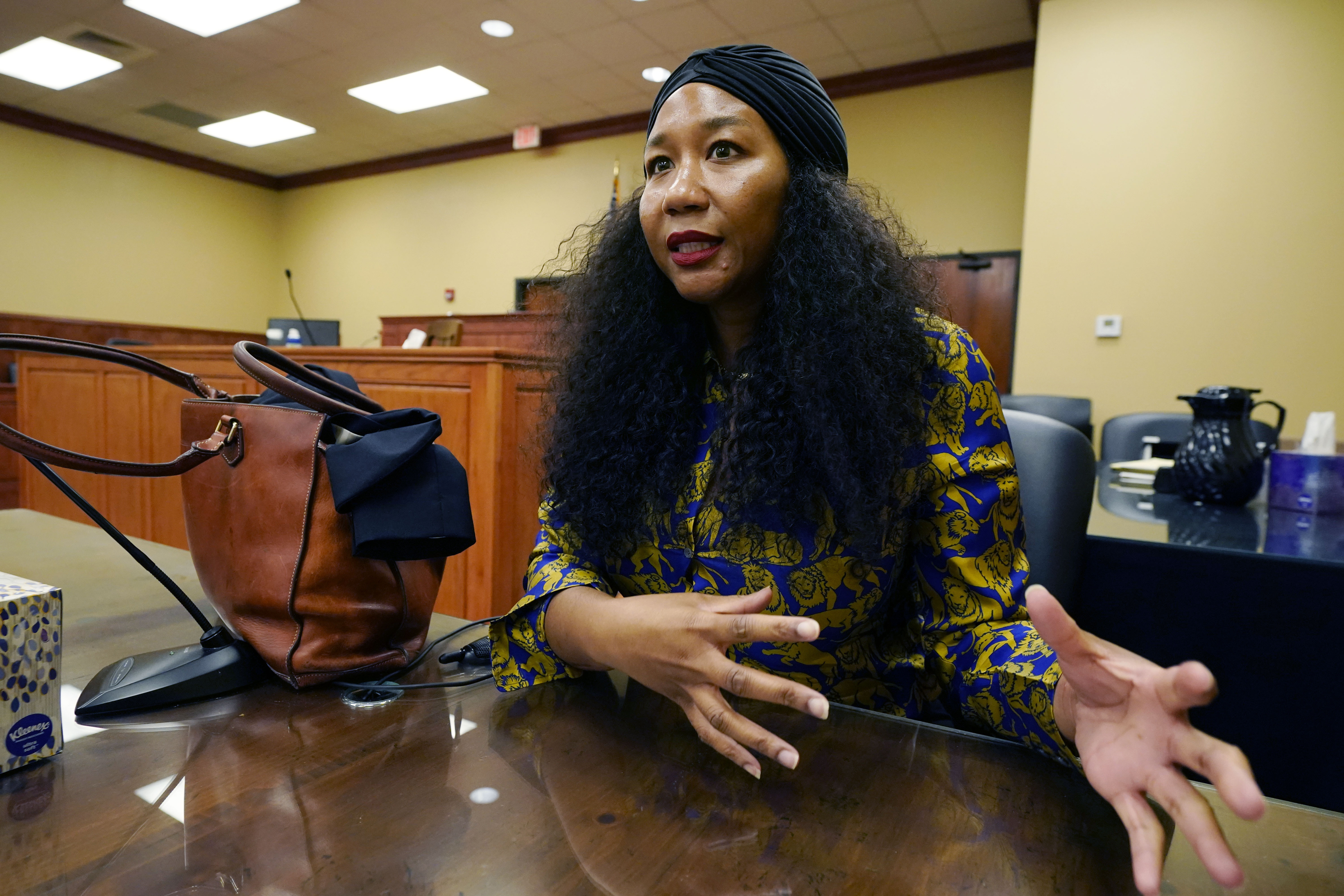 Jill Collen Jefferson, president of JULIAN, a civil rights and international human rights law firmThursday, June 1, 2023.<br /> (Rogelio V. Solis / AP Photo)