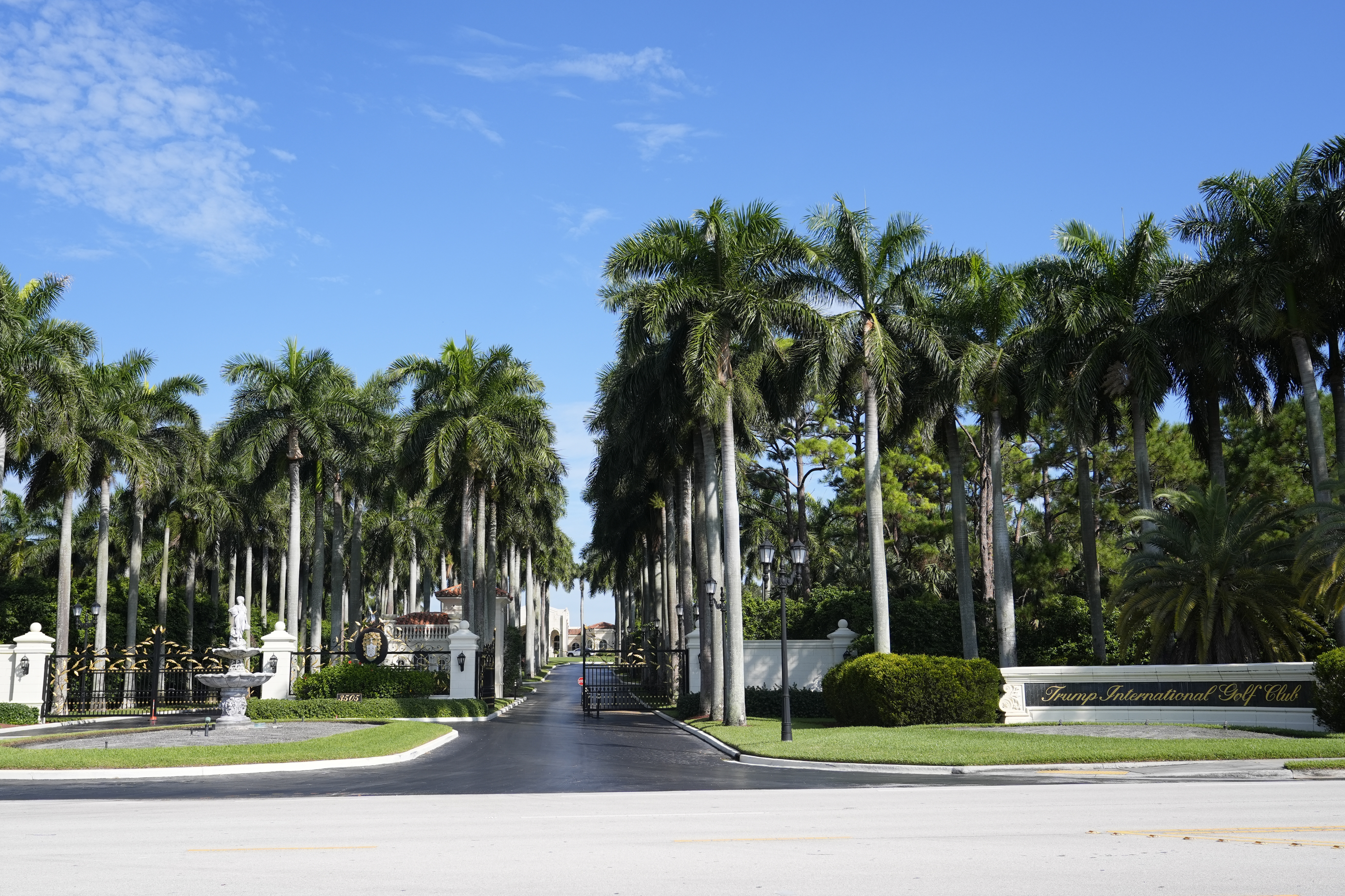 The Trump International Golf Club is shown, Monday, Sept. 16, 2024, in West Palm Beach, Fla.<br />(Lynne Sladky / AP Photo)