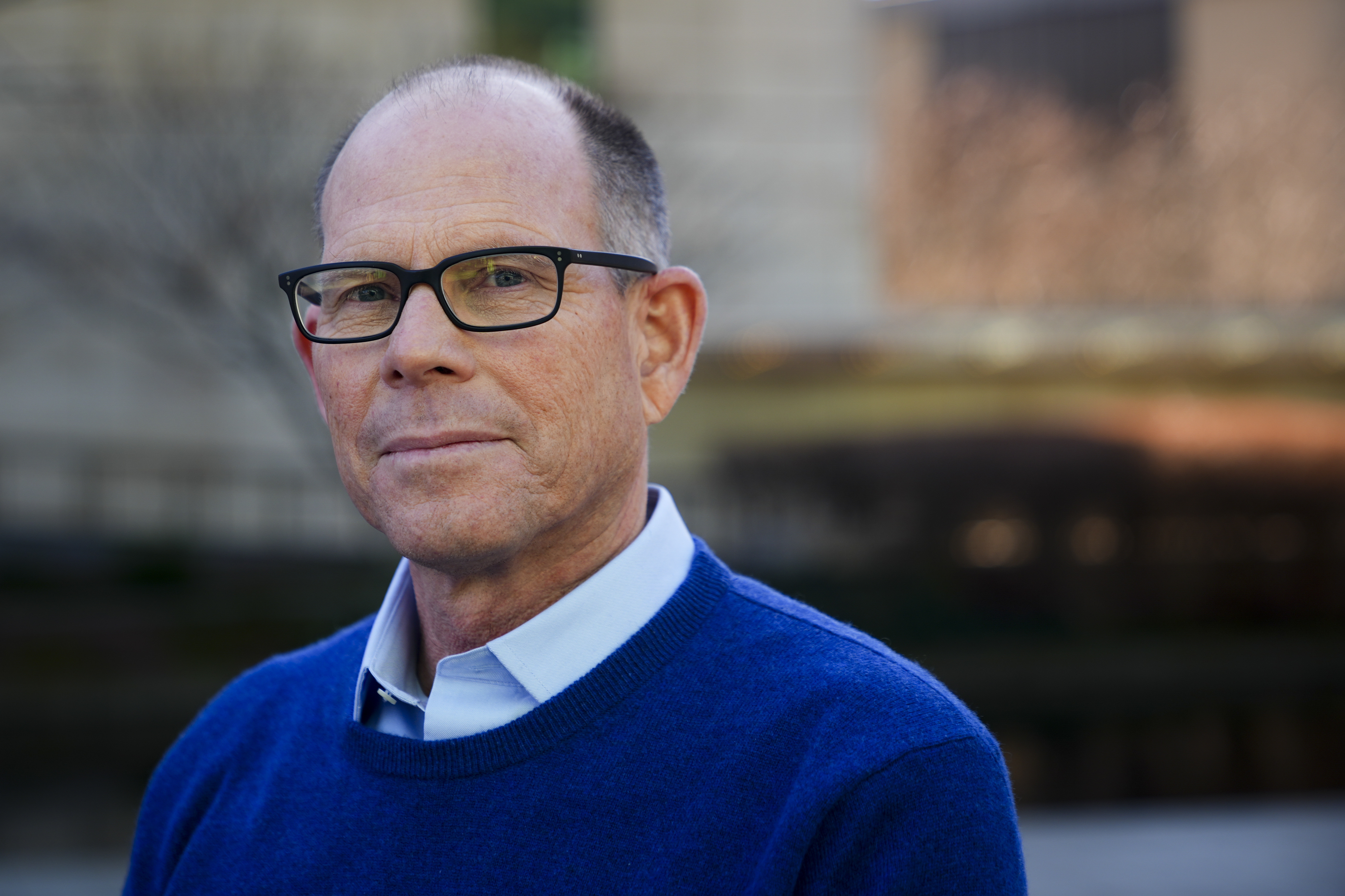 Gates Foundation CEO Mark Suzman poses for a portrait at the Gates Foundation campus Wednesday, Feb. 12, 2025, in Seattle.<br />(Lindsey Wasson / AP Photo)