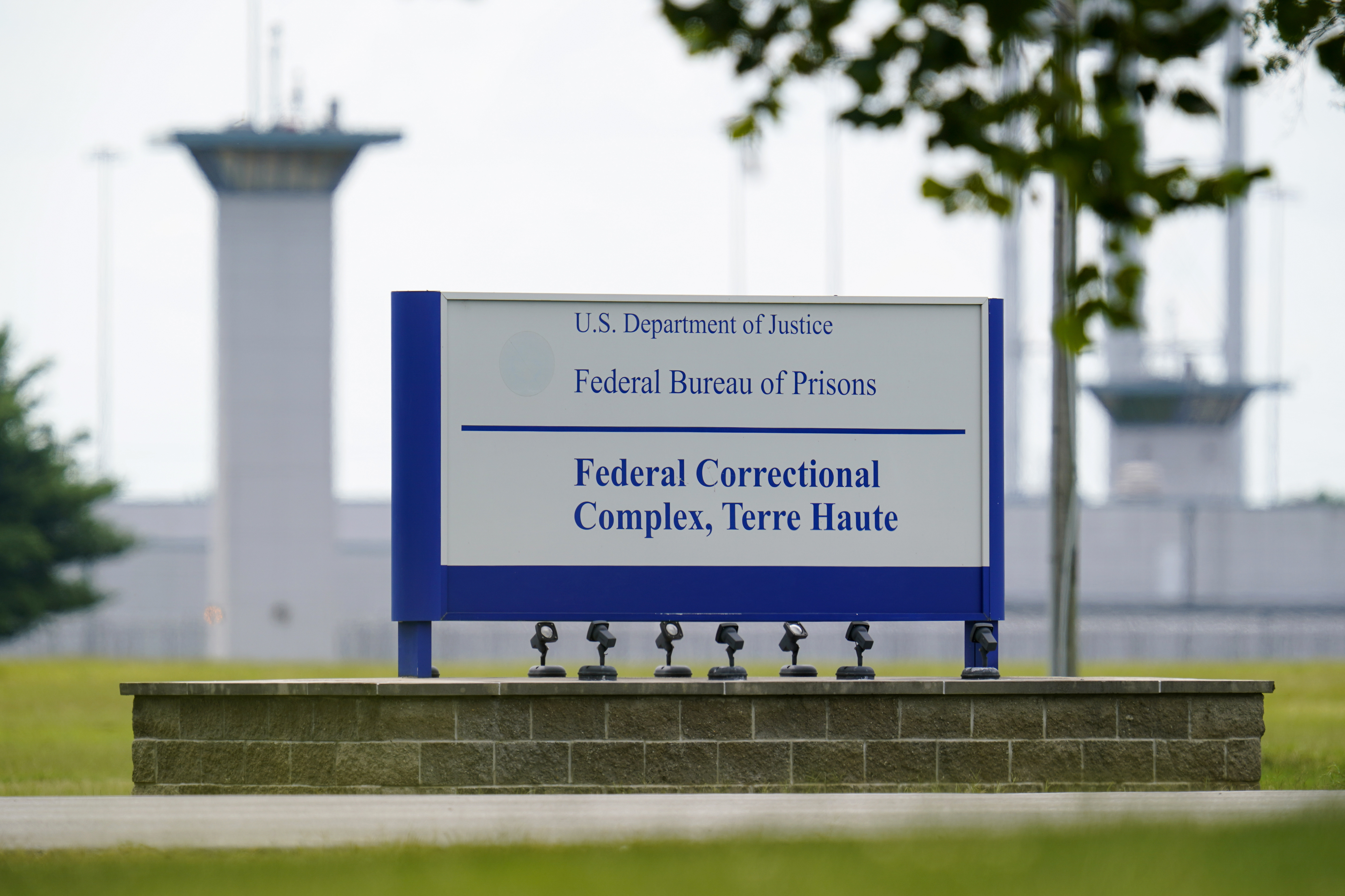 The federal prison complex in Terre Haute, Ind., Aug. 28, 2020. (AP)