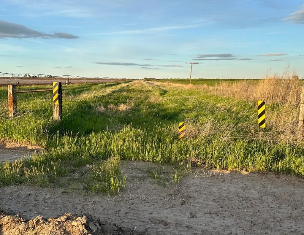 The view of the Cowboy Trail outside of Gordon, looking east at the trail yet to be created toward Merriman. Once the Chadron-to-Rushville chunk of the trail is finished, proponents plan to focus on a stretch between Valentine and Merriman, then Merriman to Gordon.<br />(Heidi Beguin / Flatwater Free Press)