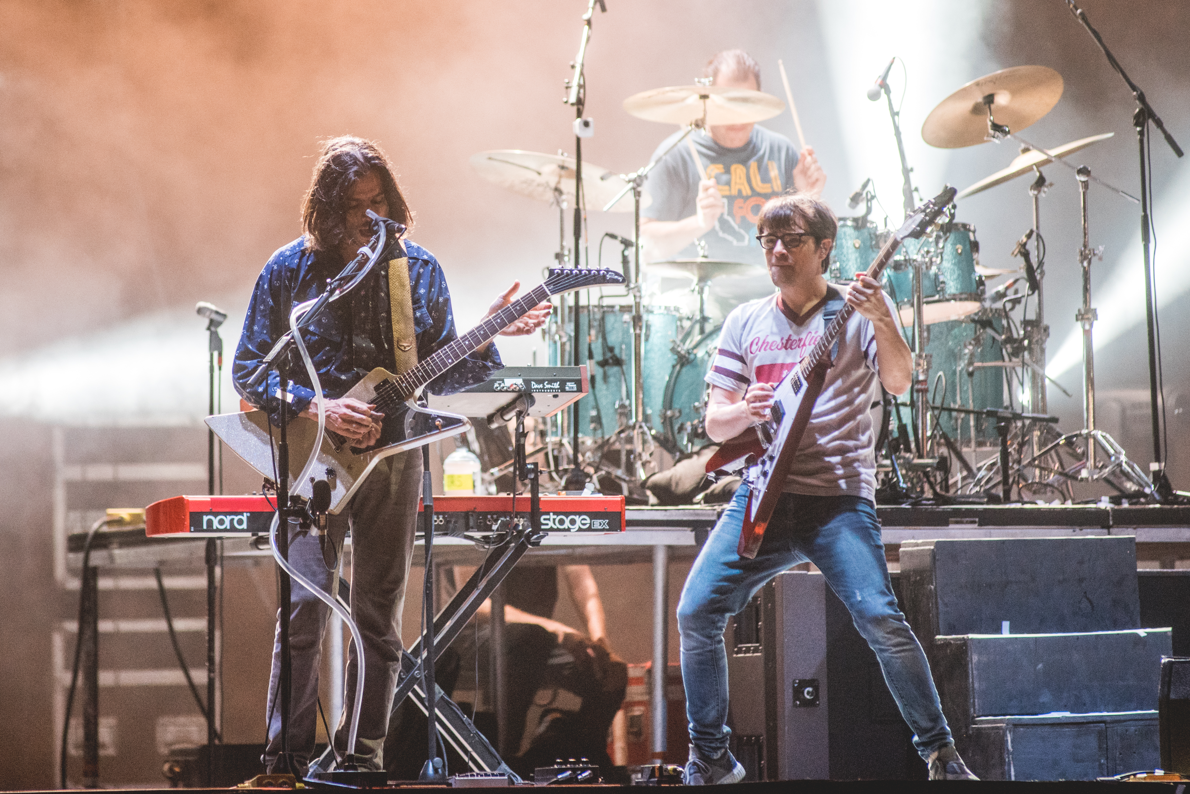 Weezer headlines the 2018 Maha music festival in Omaha’s Aksarben Village. Launched in 2009, Maha brought both big-name and lesser-known acts to Omaha every year until 2024, when financial issues led the festival to call off plans for that year.<br />(Courtesy of Maha)