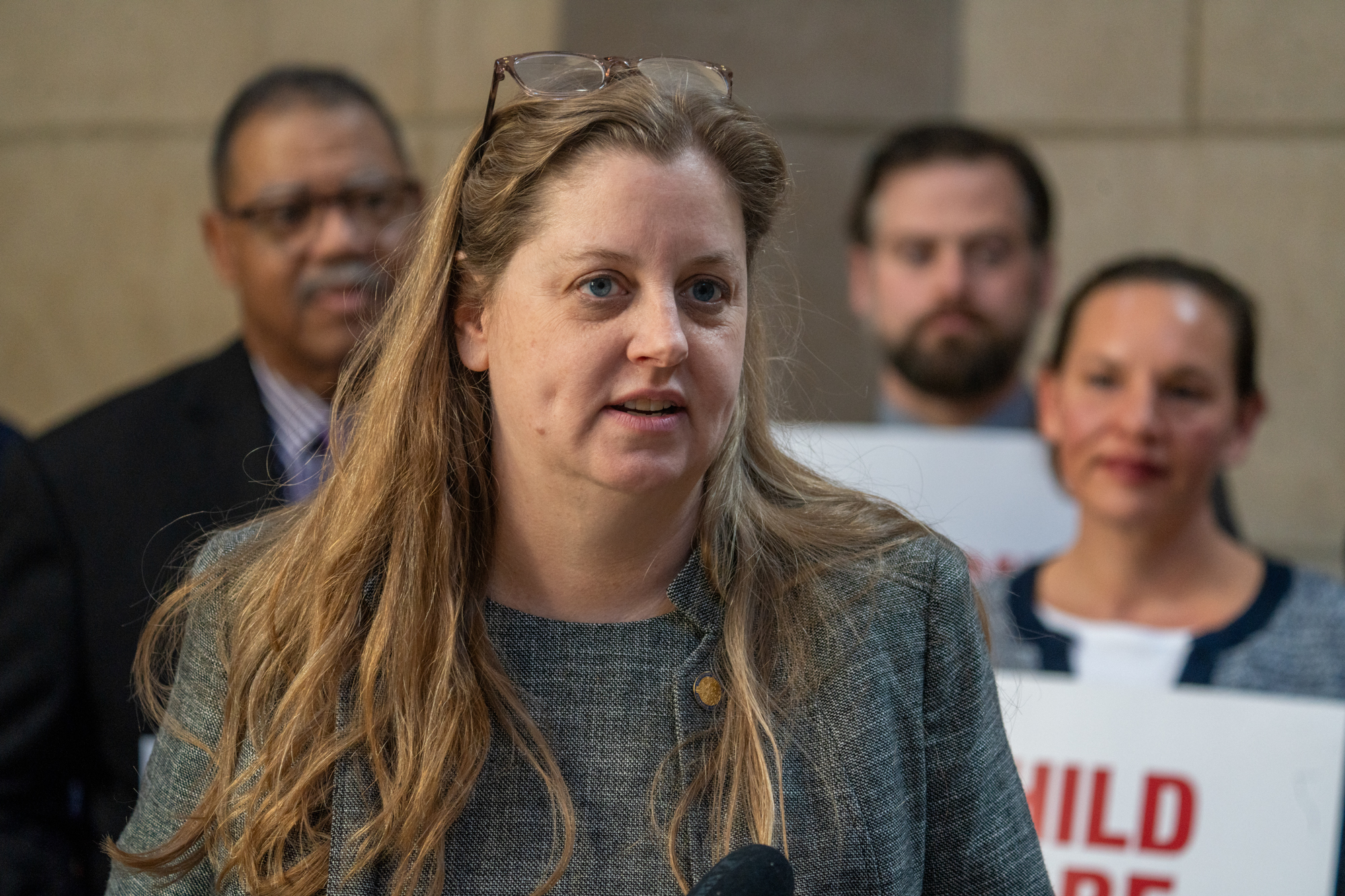 State Sen. Wendy DeBoer of Omaha, Jan. 23, 2025.<br />(Zach Wendling / Nebraska Examiner)