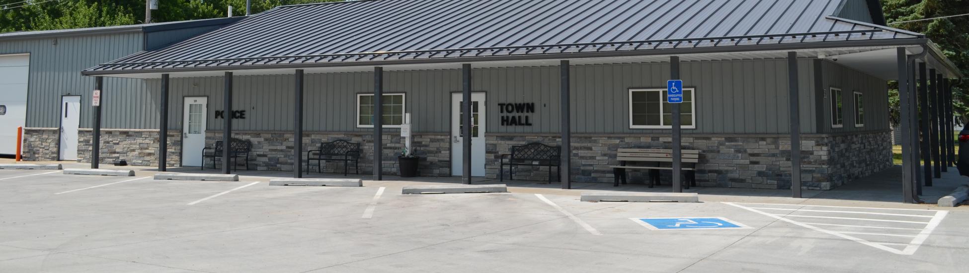 Village of Waterloo Town Hall.<br />(Courtesy of Village of Waterloo)