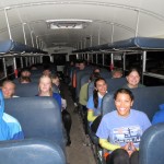 Daily for about three weeks in July and early August, detasselers board Hagan buses at 5:30 a.m. - three at Kearney and one at Minden - to arrive at an area cornfield by sunrise. On most days, they detassel in more than one field and work until early afternoon.
(Lori Potter / Flatwater Free Press)