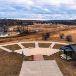 Shown is an aerial view of the current Malcolm X memorial campus marking his childhood home in North Omaha. The site is to be transformed with the help of a $20 million state grant. The redevelopment vision, more than a decade in the making, took a step forward with selection of a global firm to create a master site plan.
(Courtesy of Loud Nerd)