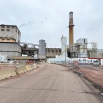 In an undated photo, MidAmerican Energy’s Port Neal North coal-fired plant operates in Woodbury County, Iowa. The energy company operates five coal plants in Iowa. 
(Sheila Brummer / Iowa Public Radio)