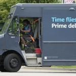 An Amazon truck makes deliveries in Wheeling, Ill., Thursday, May 16, 2024.
(Nam Y. Huh / AP Photo)