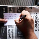 A student truck driver makes flash cards for his commercial driver's license exam while taking a class in Calif., Nov. 15, 2021. 
(Jae C. Hong / AP Photo)