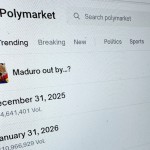 The Polymarket prediction market website is displayed on a computer screen, Jan. 11, 2026, in New York. 
(Wyatte Grantham-Philips / AP Photo)