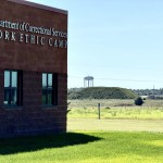 The state’s Work Ethic Camp in McCook, Neb., has become a detention center for migrants facing deportation proceedings.
(Cindy Gonzalez / Nebraska Examiner)
