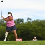 Nebraskan Mandi Sedlak competes at the 2024 U.S. Adaptive Open in Newton, Kan. Sedlak made the cut to compete in the 2025 tournament, taking place in early July in Maryland. 
(Courtesy of USGA)