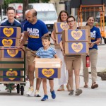 Advocates for a minimum degree of paid sick leave for Nebraska workers brought boxes of petition signatures to downtown Lincoln before bringing them to the Nebraska Secretary of State’s Office on June 27, 2024.
(Zach Wendling / Nebraska Examiner)