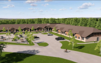 An artist rendition of the Jason Dunham House. 
(Photo courtesy John Folsom)