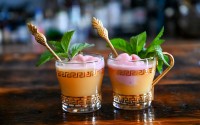 Pineapple, orange and sherbert punch offers a unique flavor without the effects of a cocktail. 
(Courtesy of gastronomblog.com)