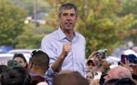 Beto O'Rourke, Texas Democratic gubernatorial candidate, addresses supporters at a campaign stop in Dallas, Nov. 8, 2022. 
(Tony Gutierrez / AP Photo)