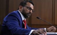 FBI Director Kash Patel appears before the Senate Judiciary Committee for his first oversight hearing, Tuesday, Sept. 16, 2025, at the Capitol in Washington.
 (Julia Demaree Nikhinson / AP Photo)