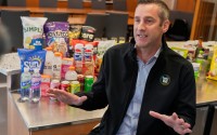 Damien Browne, vice president of research and development for PepsiCo's beverages, is interviewed at the company's R&D Campus, in Valhalla, NY, Friday, Sept. 19, 2025. 
(Richard Drew / AP Photo)