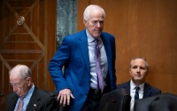Sen. John Cornyn, R-Texas, arrives for a hearing of the Senate Finance Committee on Capitol Hill, Thursday, July 30, 2026, in Washington. 
(Mark Schiefelbein / AP Photo)