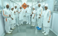 Employees of Sun Pharma, a company that makes generic medicines in India.
(Courtesy of Sun Pharma)