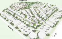 Hoppe Development’s Tallgrass mixed-income housing site, 35 acres in Papillion, will feature a mix of housing types targeting residents paying market rates and others who qualify for some of the affordable housing by making 60% or less of the area median income. 
(Courtesy of DAA, FoleyShald)