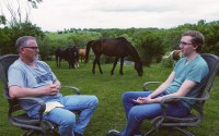 Randy (left) and Nick Beaulieu sit down to talk in “My Omaha,” a documentary Nick made. The film tracks Omaha’s emerging social justice movement and Nick’s attempt to repair his relationship with his father. 
(Courtesy of Nick Beaulieu)
