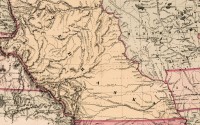 This circa 1855 map, made by the J.H. Colton mapmaking company of New York City, shows that Nebraska Territory covered part of present-day Colorado and most of present-day Wyoming, Montana and both Dakotas. 
(Map courtesy of the Nebraska State Historical Society)
