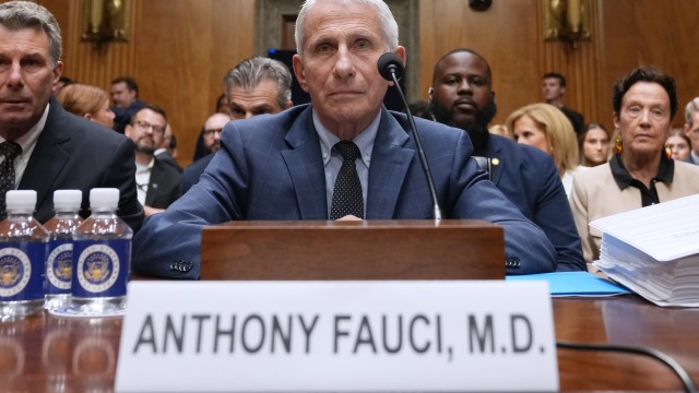 Dr. Anthony Fauci appears before the Senate Homeland Security and Governmental Affairs Committee at the Capitol, Wednesday, July 29, 2026, in Washington.
(Allison Robbert / AP Photo)