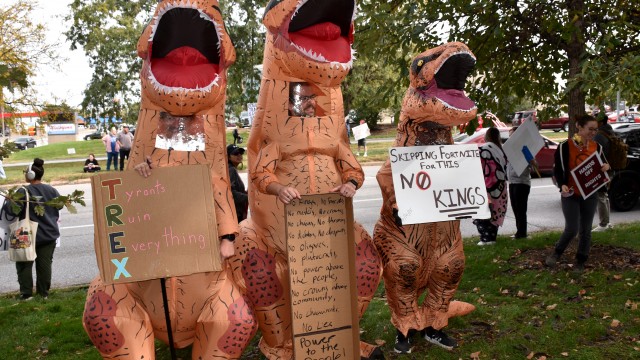 “No Kings Day 2,” held Oct. 18, was one of the largest, single-day nationwide demonstrations in U.S. history, as nearly seven million Americans gathered in more than 2,700 cities and towns in all 50 states, standing shoulder to shoulder in nonviolent defiance of authoritarianism.(Carla Chance / The Daily Record)