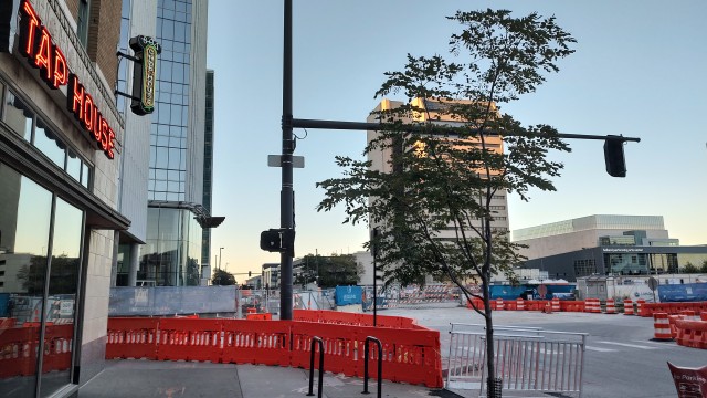 Trying to find parking along the streetcar route so I could dine at the Omaha Tap House on Farnam street was a disaster.
(Austin Petak / The Daily Record)