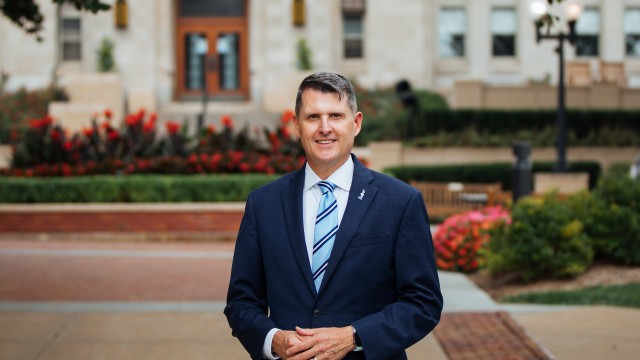 As a beacon of law and order, Prof. Joshua Fershée has had decades of experience, not only teaching, but researching, writing, lecturing and proposing the “laws of energy” among his numerous, varied endeavors.
(Courtesy of Creighton University) 