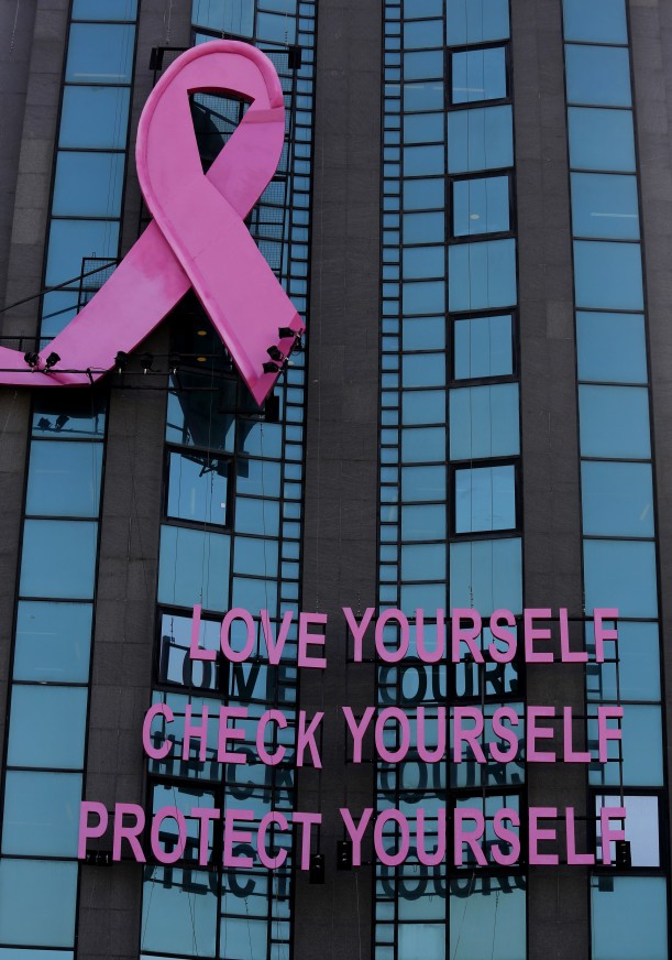 This Breast Cancer Ribbon Has a Different Take on Pink. Here's