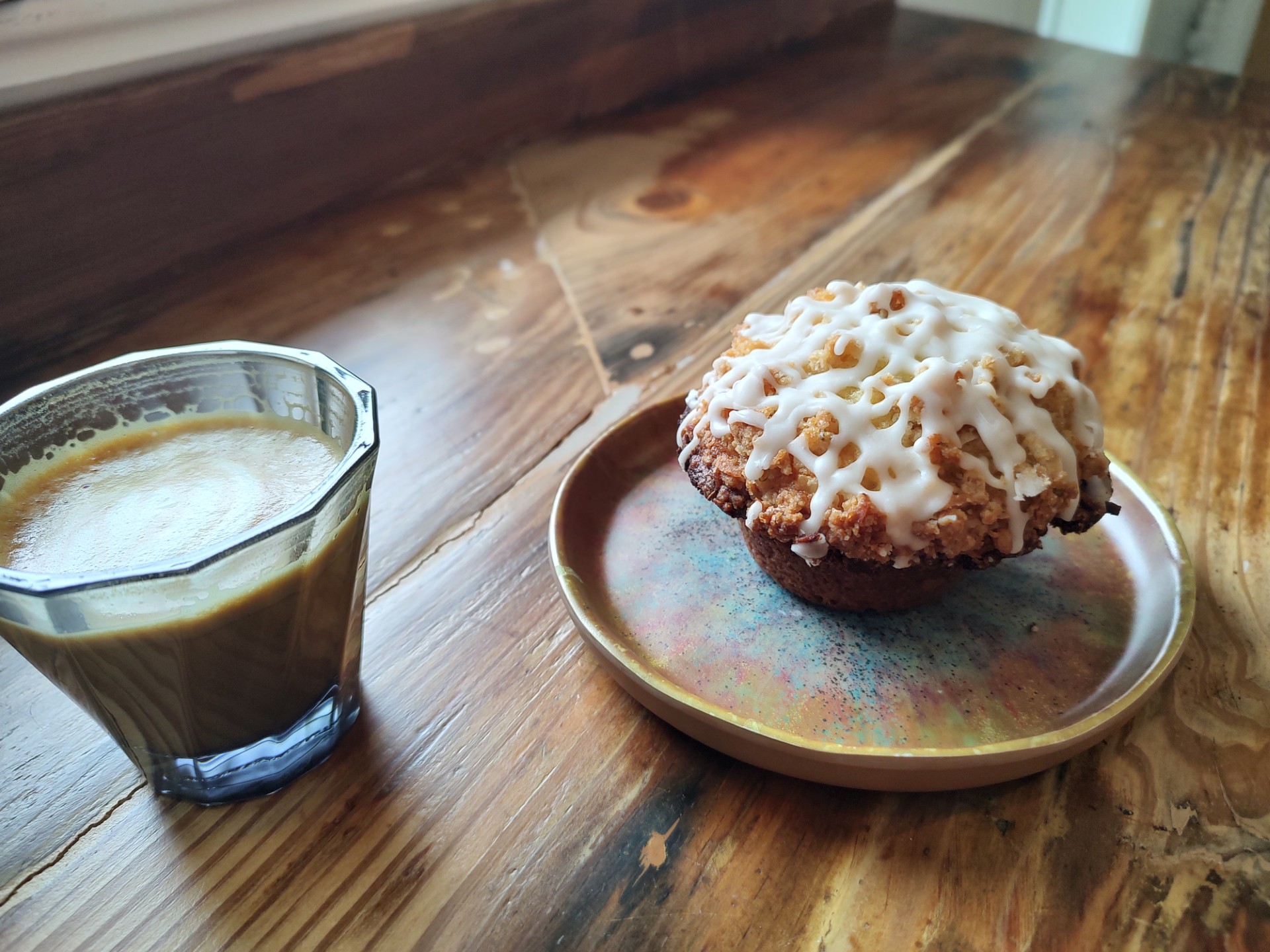 Bad Seed supplied me with the most delicious coconut muffin I&#039;ve ever had in my life.<br />(Austin Petak / The Daily Record)